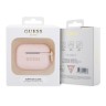 Чехол Guess Silicone Glitter с кольцом для Airpods Pro 2, розовый