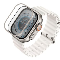 Защитное стекло Uniq OPTIX DUO PRO Anti-reflective со стальной рамкой для Apple Watch Ultra 49 мм