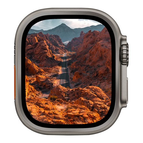 Защитное стекло Uniq OPTIX DUO PRO Anti-reflective со стальной рамкой для Apple Watch Ultra 49 мм