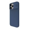 Nillkin для iPhone 15 Pro Max чехол CamShield Silky Silicone Midnight Blue