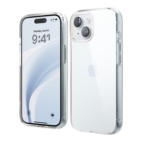 Elago для iPhone 15 чехол HYBRID (pc/tpu) Clear
