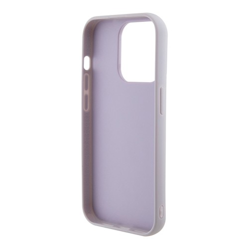 Guess для iPhone 15 Pro Max чехол PU Quilted with Script metal logo Hard Light Purple