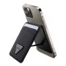 Guess картхолдер для iPhone Wallet Cardslot MagSafe PU Saffiano Triangle metal logo Black