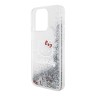Hello Kitty для iPhone 15 Pro Max чехол Liquid Glitter Kitty Head Hard Translucent