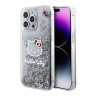 Hello Kitty для iPhone 15 Pro Max чехол Liquid Glitter Kitty Head Hard Translucent