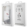 Hello Kitty для iPhone 15 Pro Max чехол Liquid Glitter Kitty Head Hard Translucent