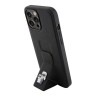 Karl Lagerfeld для iPhone 13 Pro Max чехол GripStand PU Saffiano NFT Karl & Choupette metal Hard Black