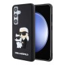Karl Lagerfeld для Galaxy S24 чехол 3D Rubber NFT Karl & Choupette Hard Black