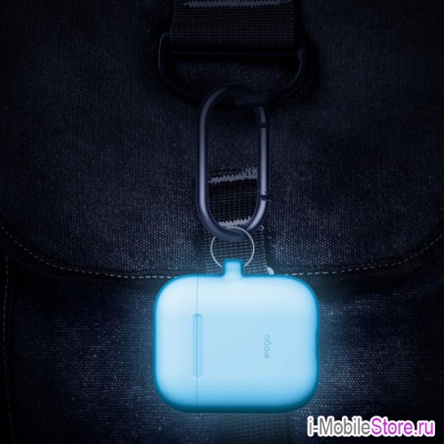 Чехол Elago Hang case для AirPods 1/2, Nightglow Blue
