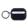 Karl Lagerfeld для Airpods Pro чехол PU Saffiano Monogram with ring NFT Metal Head Karl&Choupette Black