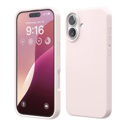 Elago для iPhone 16 чехол Soft silicone (Liquid) Lovely Pink