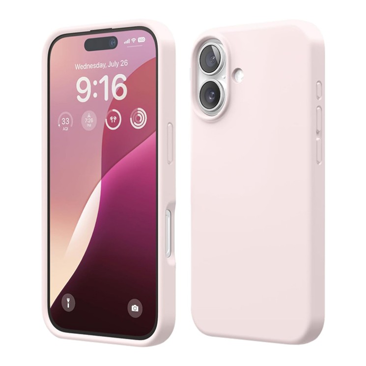 Elago для iPhone 16 чехол Soft silicone (Liquid) Lovely Pink