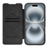 Nillkin для iPhone 16 чехол QIN ProP Booktype Black