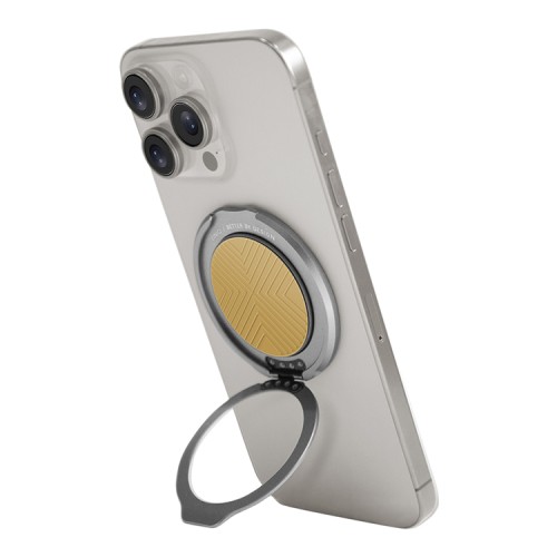 Uniq магнитный держатель GripFit Classic 360 Magnetic Mount & Kickstand Yellow