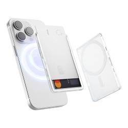 Elago магнитный бумажник MagSafe Card Slider Clear PC Transparent
