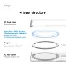 Elago магнитный бумажник MagSafe Card Slider Clear PC Transparent