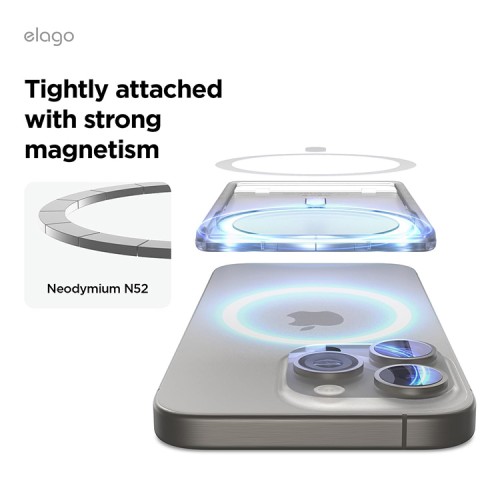 Elago магнитный бумажник MagSafe Card Slider Clear PC Transparent