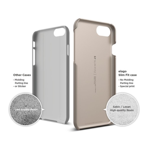 Elago чехол Slim Fit 2 для iPhone 7/8/SE, золотой