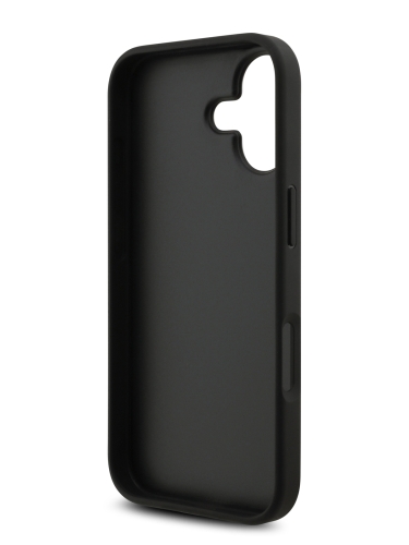 Karl Lagerfeld для iPhone 17 чехол PU Saffiano Monogram with Cardslot Hard Silver