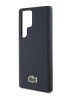 Lacoste для Galaxy S25 Ultra чехол PVC Iconic Woven logo Hard Navy (MagSafe)