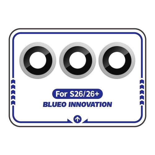 BlueO стекло для Galaxy S26/S26+, Camera lens Armor metal 3 шт. Silver
