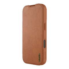 Nillkin для iPhone 17 Pro чехол QIN Pro Booktype Brown