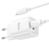 HOCO СЗУ C149A Charm charger set Type-C PD30W + USB-A QC3.0 +кабель C-to-iPhone White