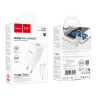HOCO СЗУ C149A Charm charger set Type-C PD30W + USB-A QC3.0 +кабель C-to-iPhone White