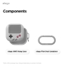 Elago для Galaxy Buds 4/4 Pro чехол Unique AW5 Game console Hang case Light Grey