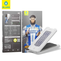 BlueO стекло для iPhone 18 Pro/17 Pro/17/16 Pro, AR Anti-reflective UltraHD Black +installerPRO