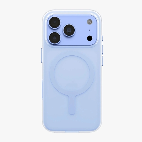 Uniq для iPhone 18 Pro Max/17 Pro Max чехол Clario Cool Blue (MagSafe)