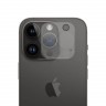 Защитное стекло Nillkin 2-in-1 Screen protector +Camera lens для iPhone 14 Pro, черная рамка