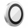BLUEO Camera lens Armor metal для камеры iPhone 14 Pro | 14 Pro Max, Silver (3 шт +installer)