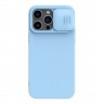 Чехол Nillkin CamShield Silky Magnetic Silicone для iPhone 14 Pro Max, Blue Haze (magsafe)