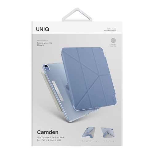 Чехол Uniq Camden для iPad 11"(2025) / 10.9"(2022), Northern Blue