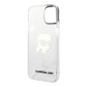 Чехол Lagerfeld NFT Karl Ikonik Hard для iPhone 14, прозрачный