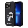 Чехол Lagerfeld PU Saffiano NFT Karl & Choupette Hard для iPhone 14 Pro Max, черный