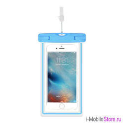 Чехол Devia для смартфонов до 5.5" Ranger Fluorescence waterproof bag, синий
