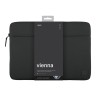 Uniq для ноутбуков 14" чехол Vienna RPET fabric Laptop sleeve (ShockSorb) Midnight Black