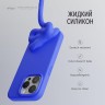 Elago для iPhone 15 Pro Max чехол Soft silicone (Liquid) Cobalt Blue