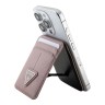 Guess картхолдер для iPhone Wallet Cardslot MagSafe PU Saffiano Triangle metal logo Pink