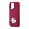 Hello Kitty для iPhone 15 Pro Max чехол Liquid silicone Dreaming Kitty Hard Red