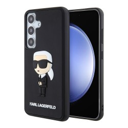 Karl Lagerfeld для Galaxy S24 чехол 3D Rubber NFT Karl Ikonik Hard Black