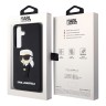 Karl Lagerfeld для Galaxy S24 чехол 3D Rubber NFT Karl Ikonik Hard Black
