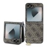Guess для Galaxy Z Flip 6 чехол PU кожа 4G Charms collection коричневый