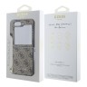 Guess для Galaxy Z Flip 6 чехол PU кожа 4G Charms collection коричневый