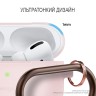 Чехол Elago Slim Silicone Hang case для AirPods Pro, розовый