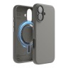 Elago для iPhone 16 чехол Soft silicone (Liquid) Medium Gray (MagSafe)