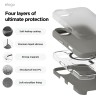Elago для iPhone 16 чехол Soft silicone (Liquid) Medium Gray (MagSafe)