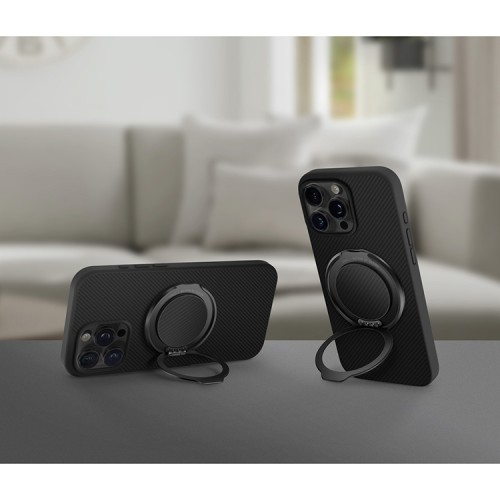 Uniq магнитный держатель GripFit Premium 360 Magnetic Mount & Kickstand Carbon Black